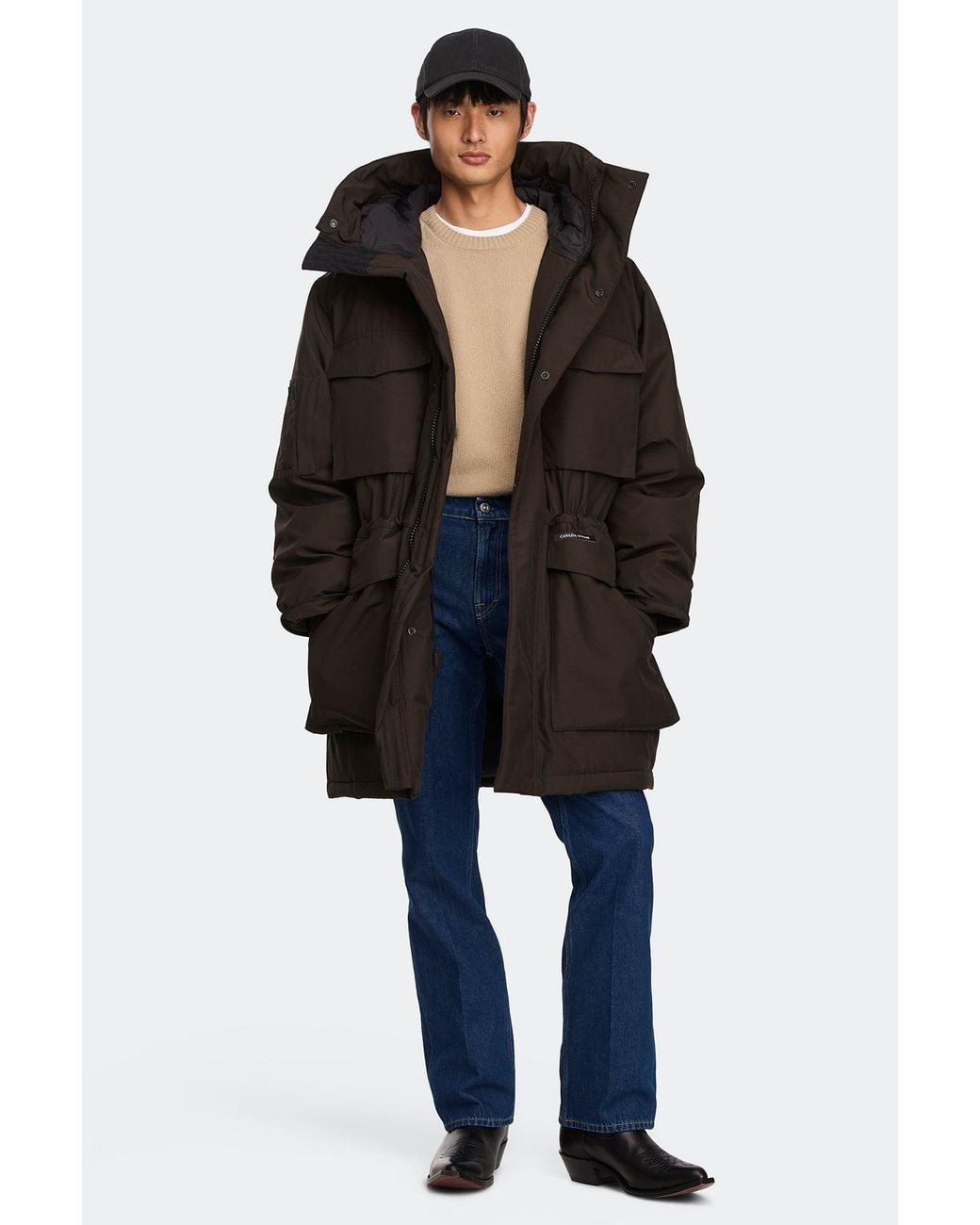 Canada Goose Black Erie Parka for men