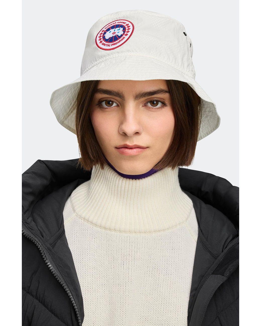 Canada Goose White Haven Bucket Hat