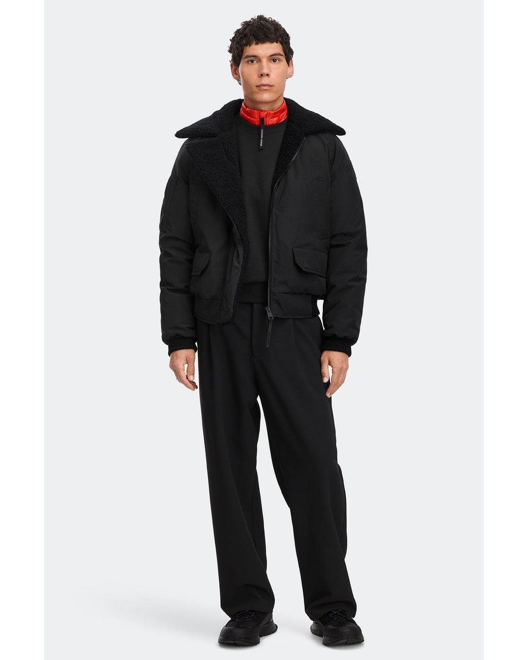 Canada Goose Black Chilliwack Aviator Bomber for men