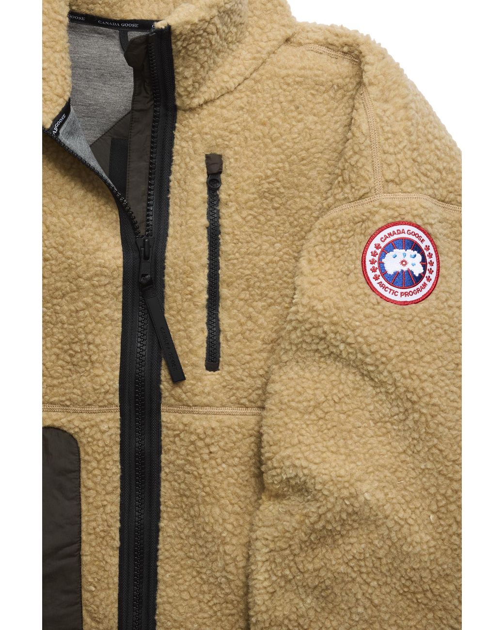 Canada Goose Blue Simcoe Zip Up Fleece Jacket