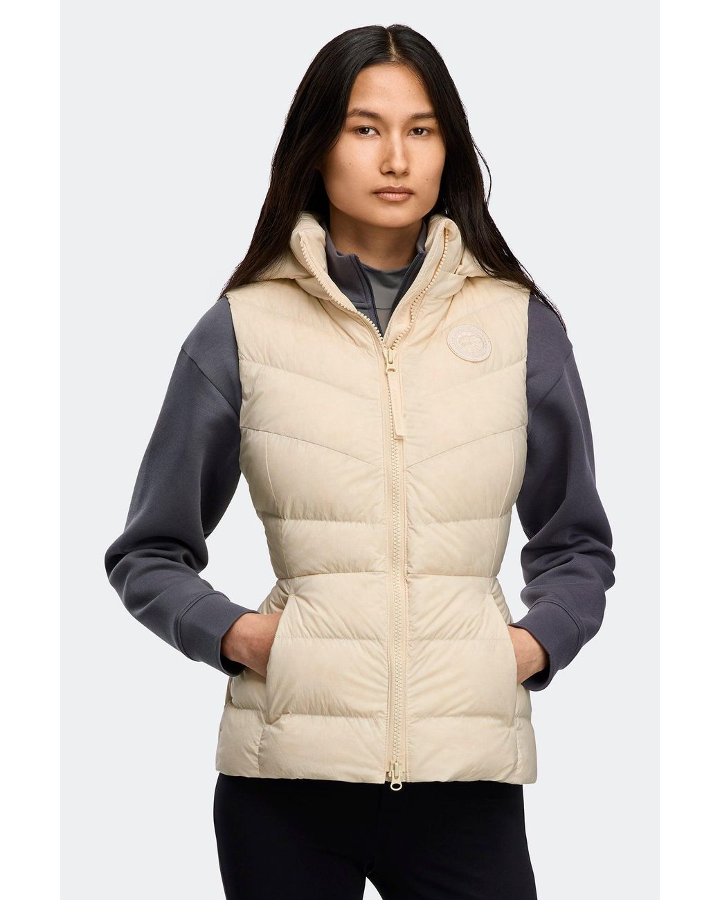 Canada Goose Black Clair Vest Tonal Disc