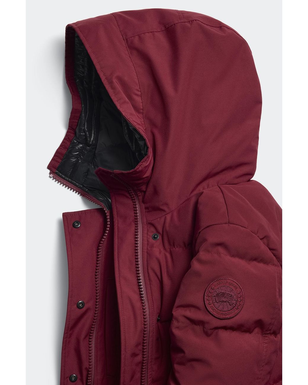 Canada Goose Red Shelburne Parka Tonal Disc