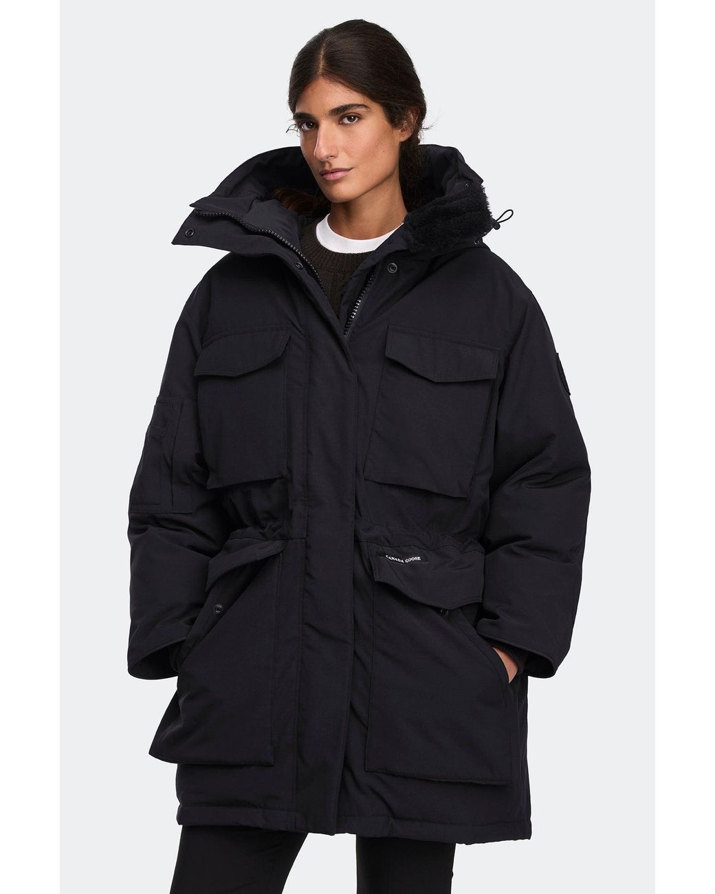 Canada Goose Black Erie Parka Tonal Disc