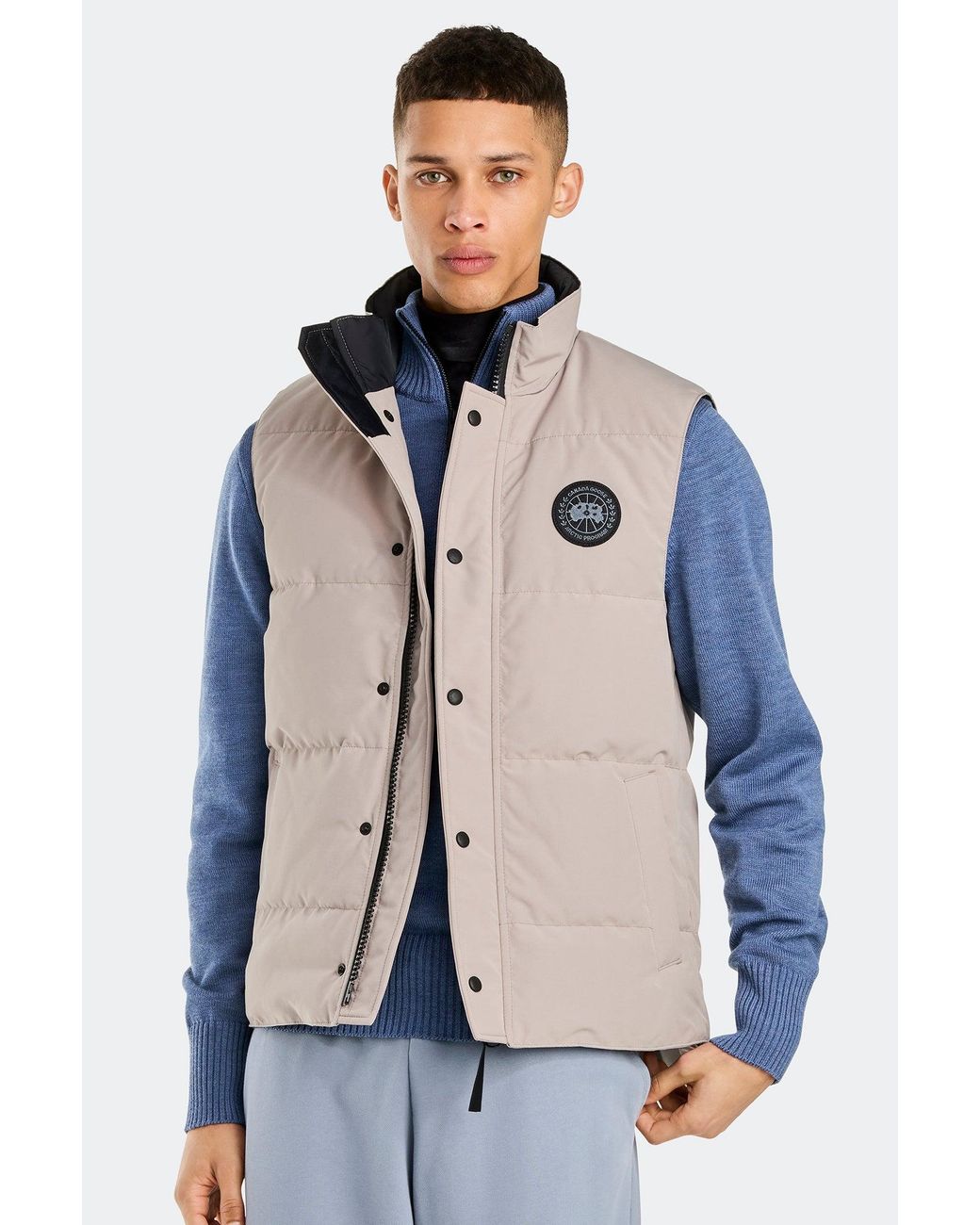 Canada Goose Blue Garson Vest Disc for men