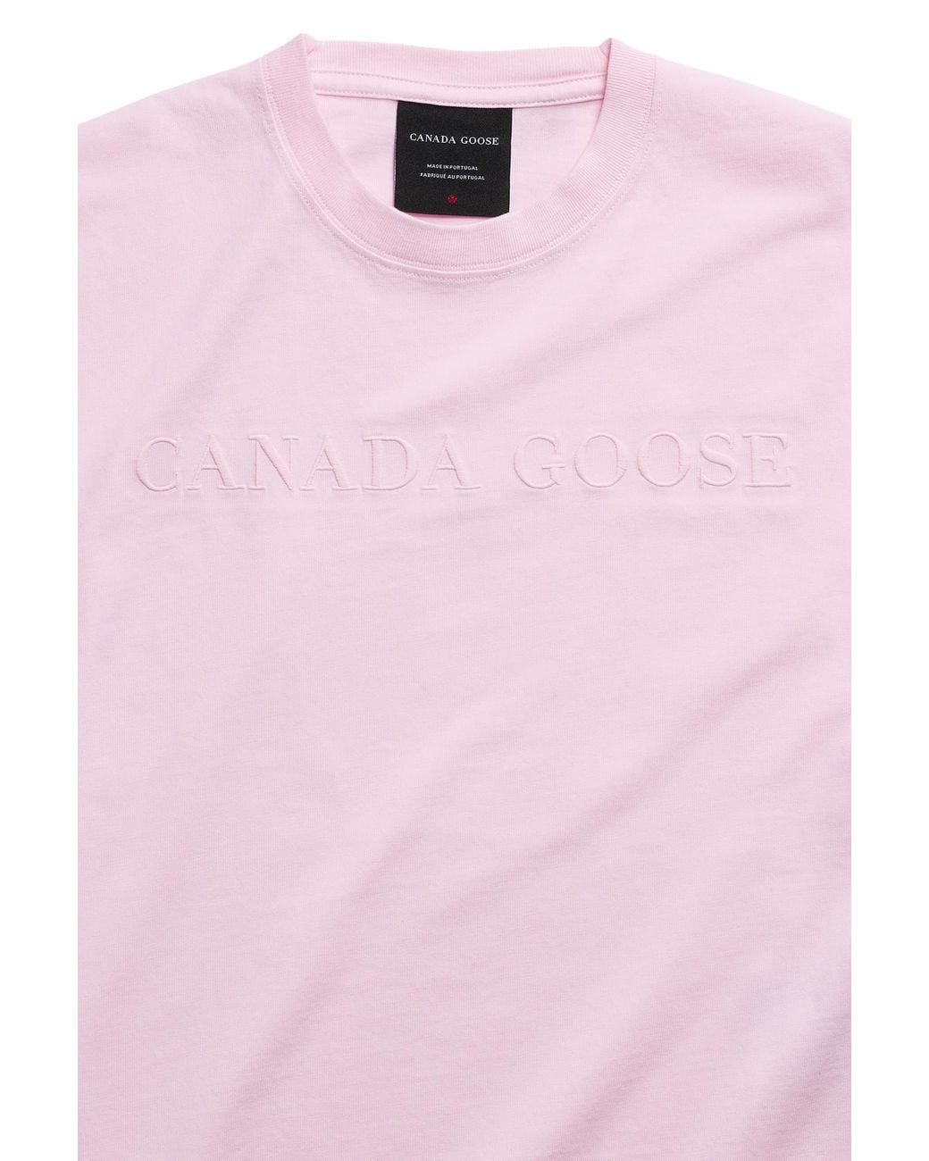 Canada Goose Pink Roam Embroidered T-Shirt
