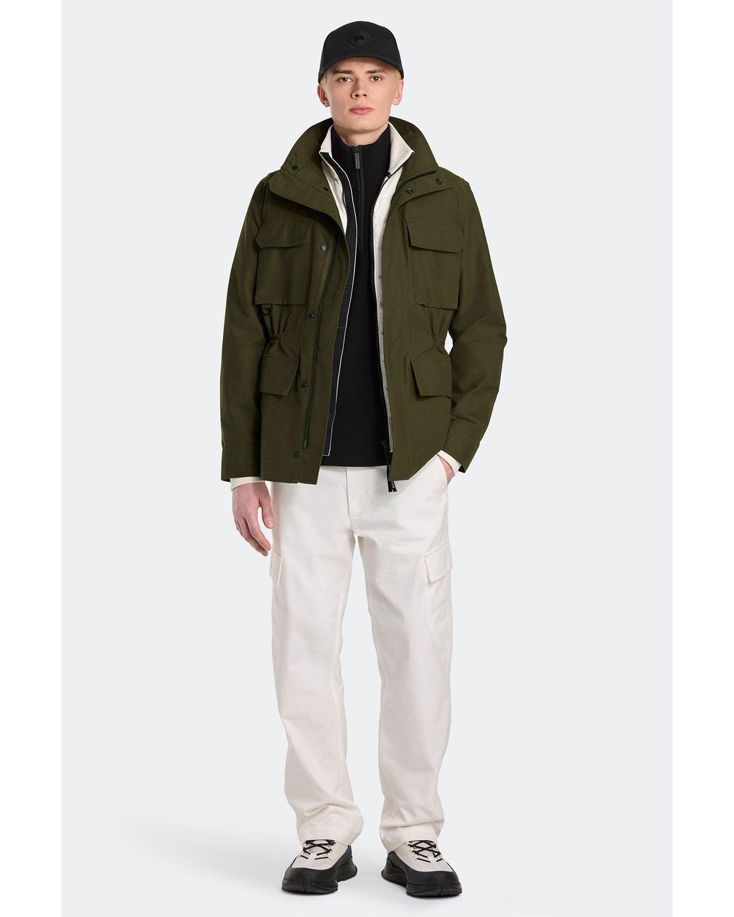 Canada Goose Black Harrison Lightweight Jacket for men