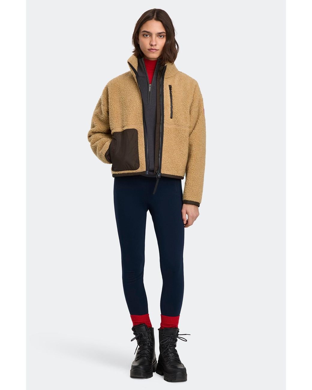 Canada Goose Blue Simcoe Zip Up Fleece Jacket