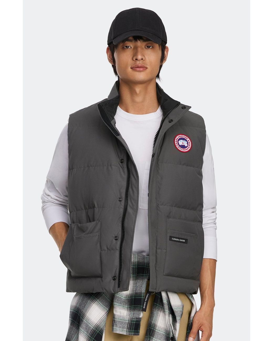 Canada Goose Gray Legacy Freestyle Vest for men