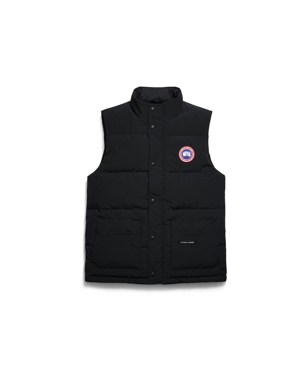 Canada Goose Black Freestyle Crew Vest for men