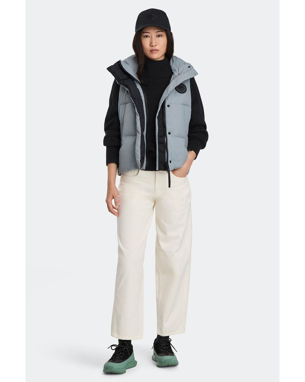 Canada Goose Black Junction Puffer Vest Disc