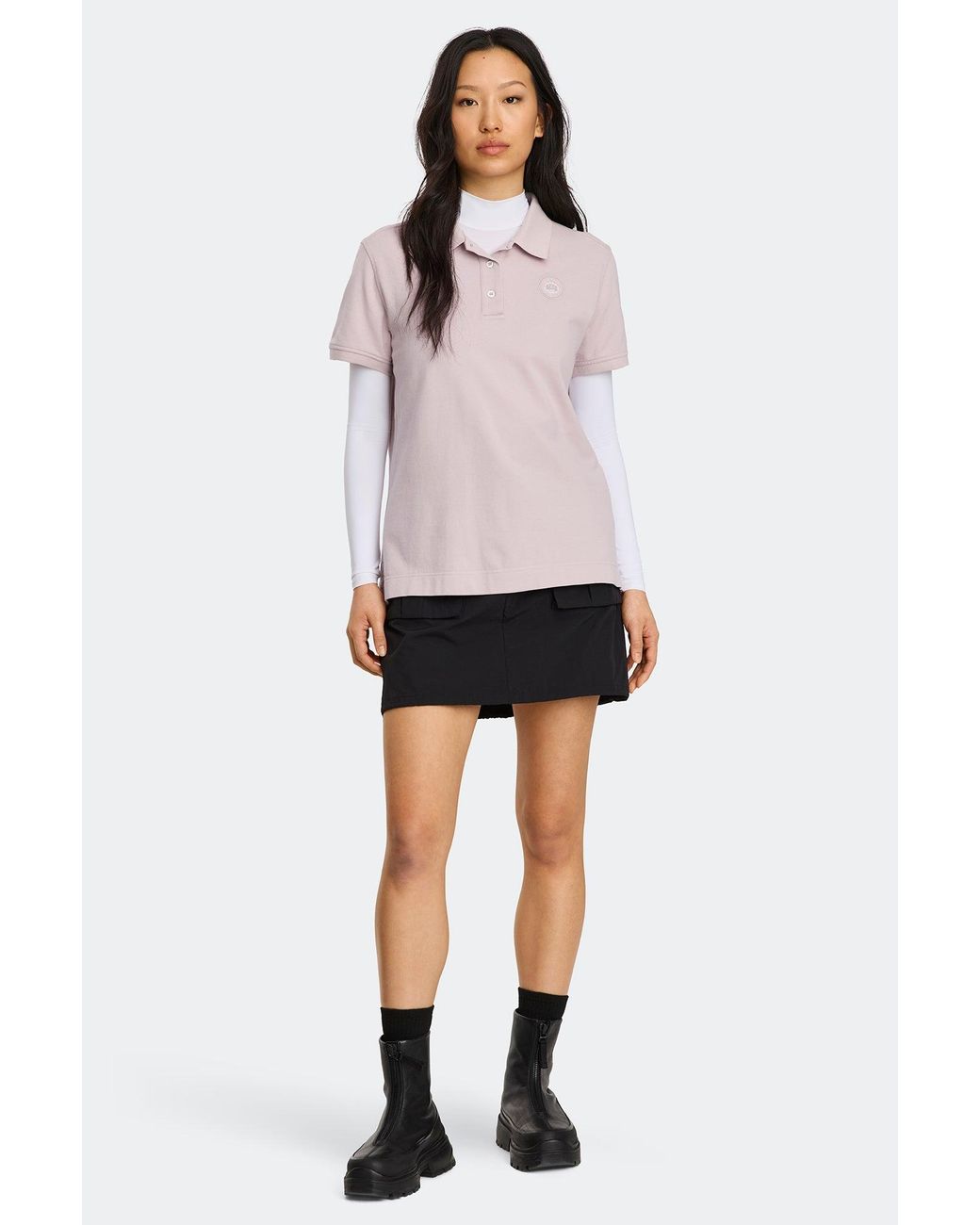 Canada Goose Pink Almira Polo