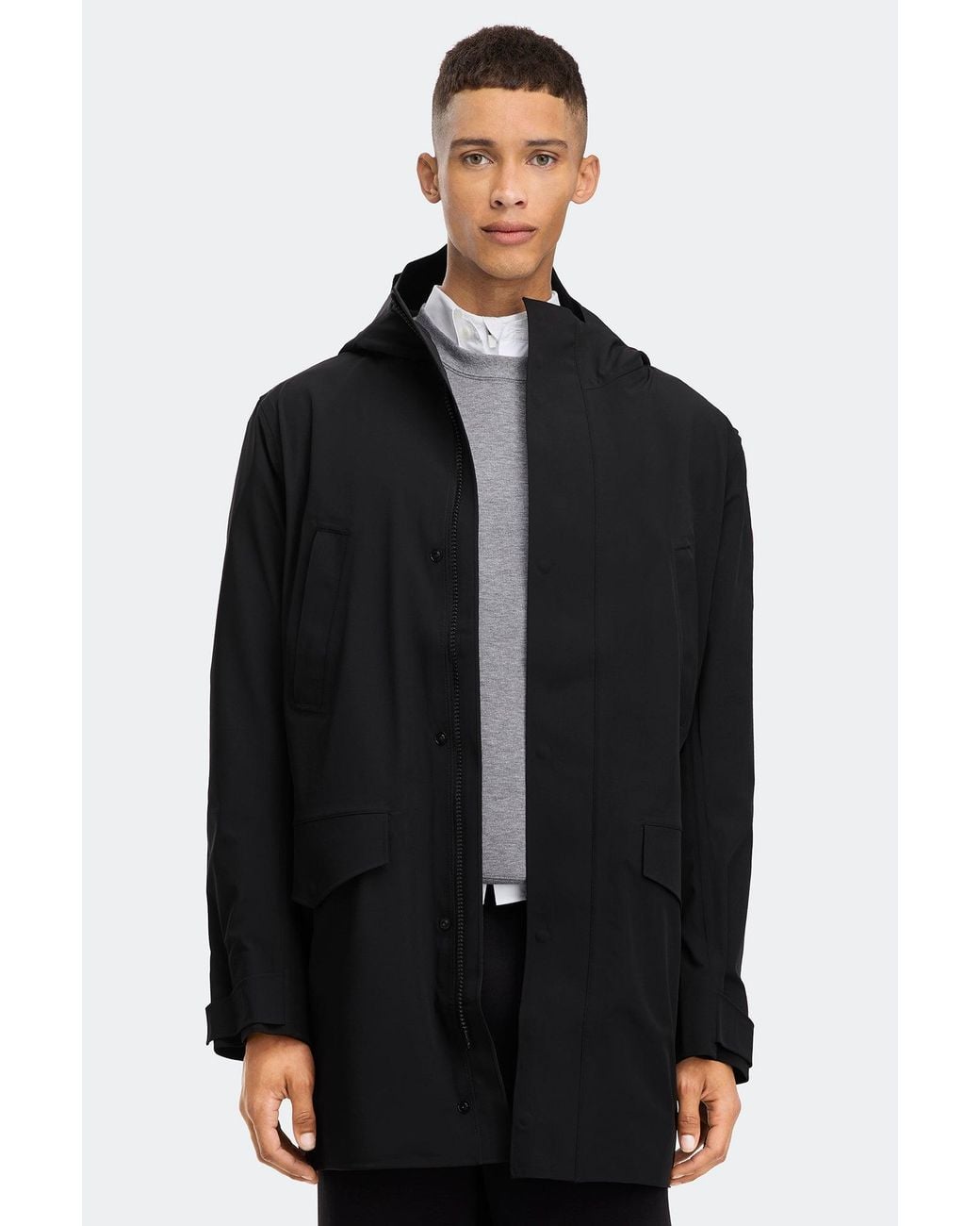 Canada Goose Black Barclay Rain Jacket for men