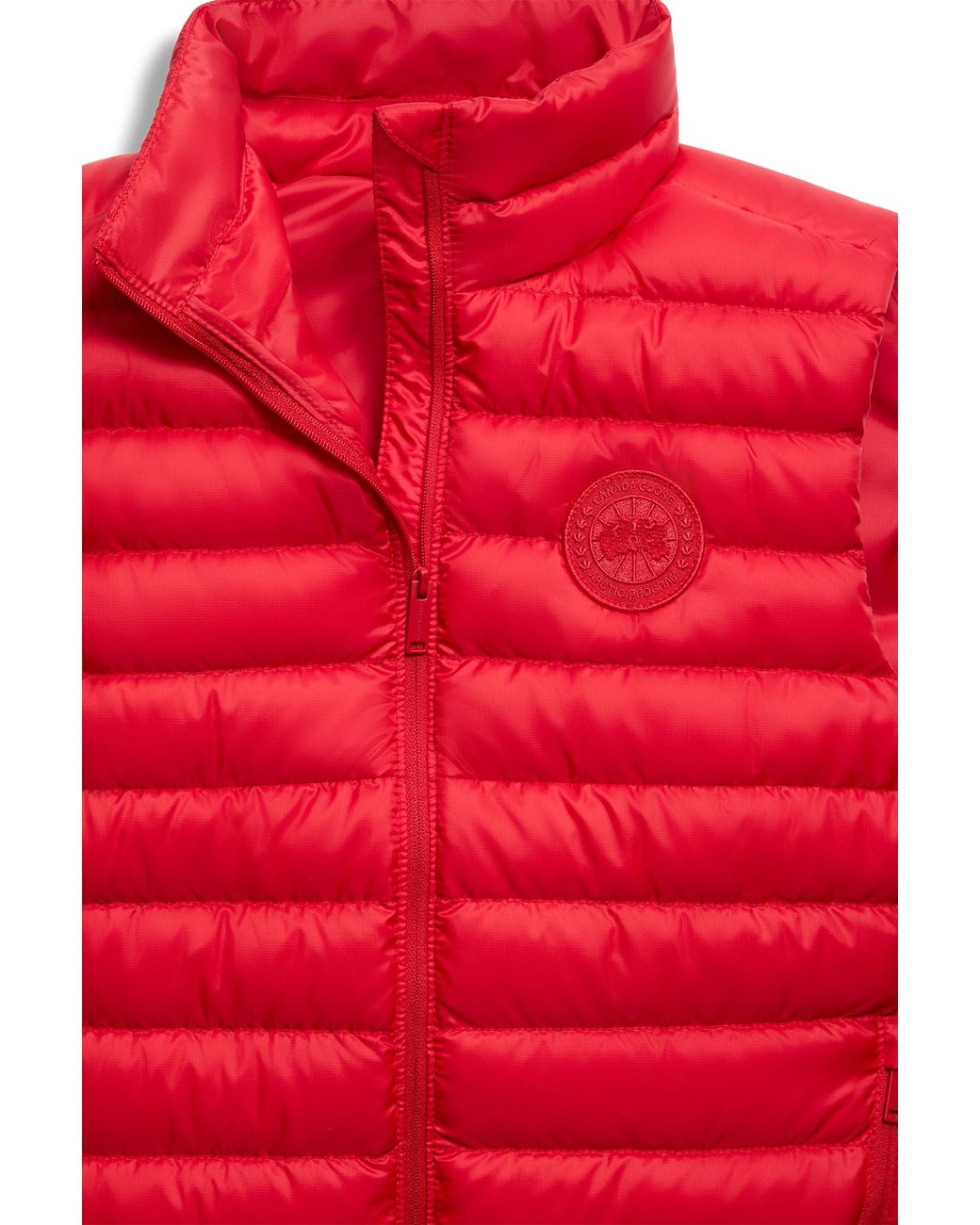 Canada Goose Red Aethera Vest Tonal Disc
