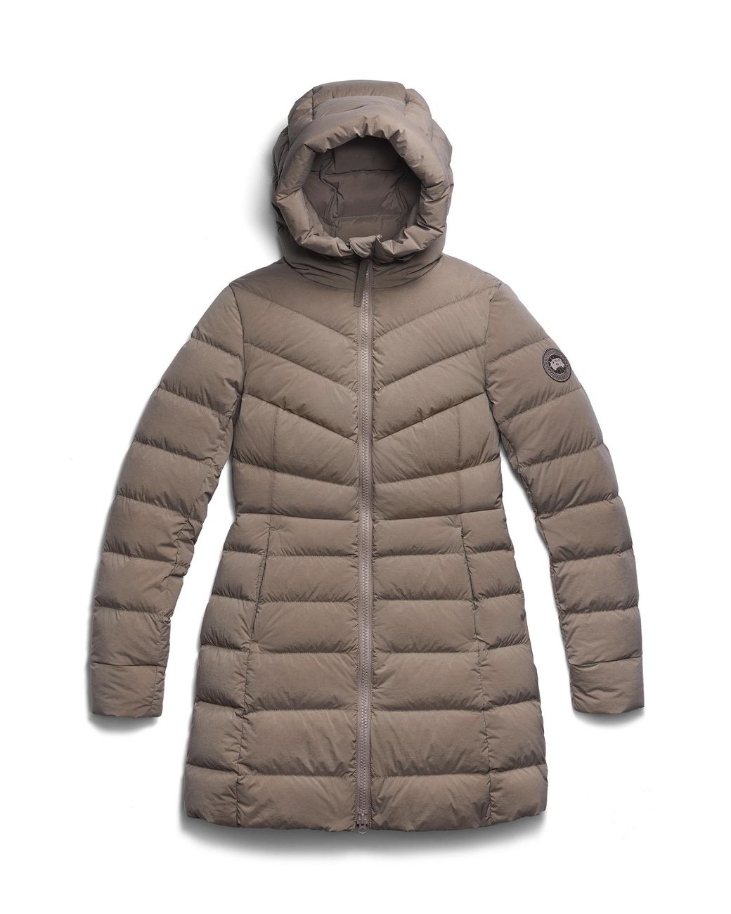 Canada Goose Brown Clair Coat Tonal Disc