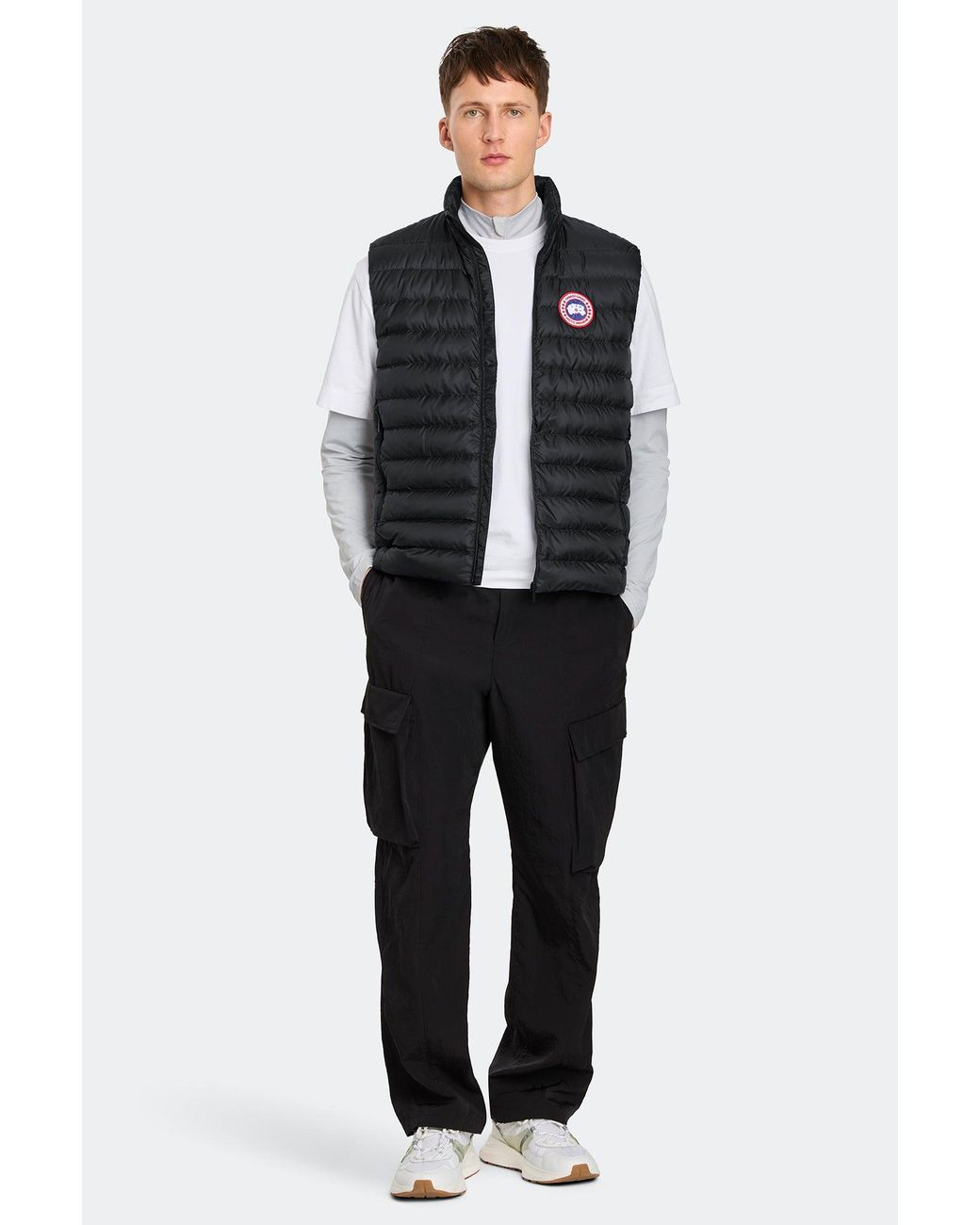 Canada Goose Black Stratus Vest for men