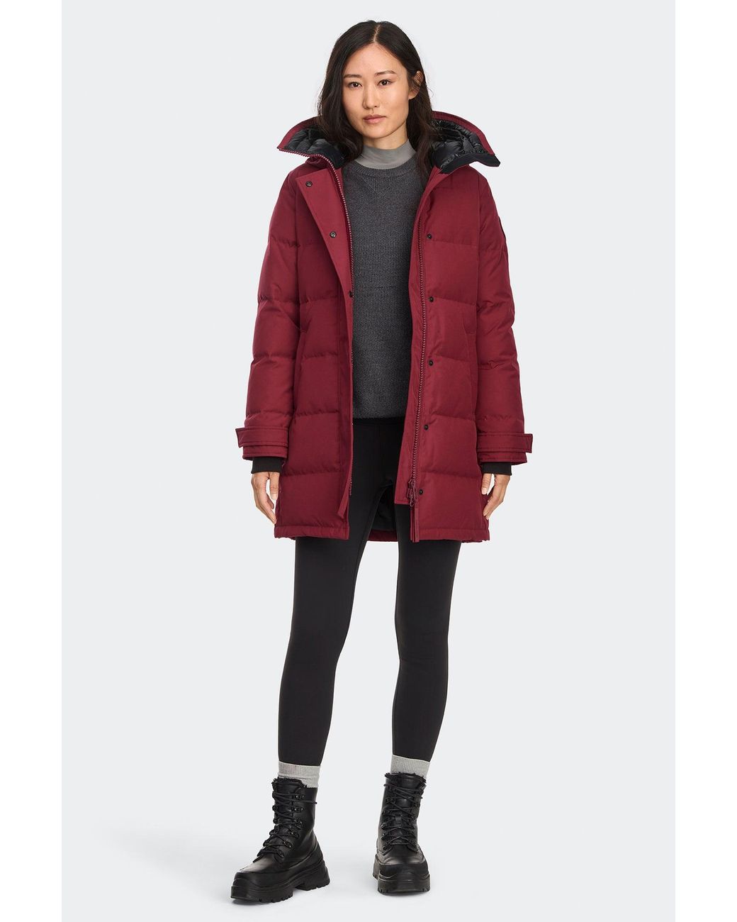 Canada Goose Red Shelburne Parka Tonal Disc