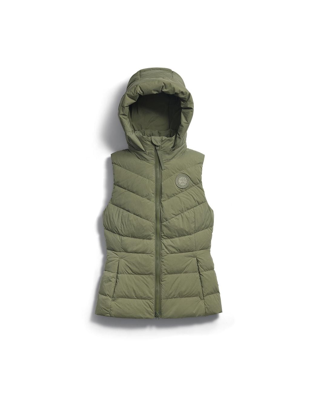 Canada Goose Green Clair Vest Tonal Disc
