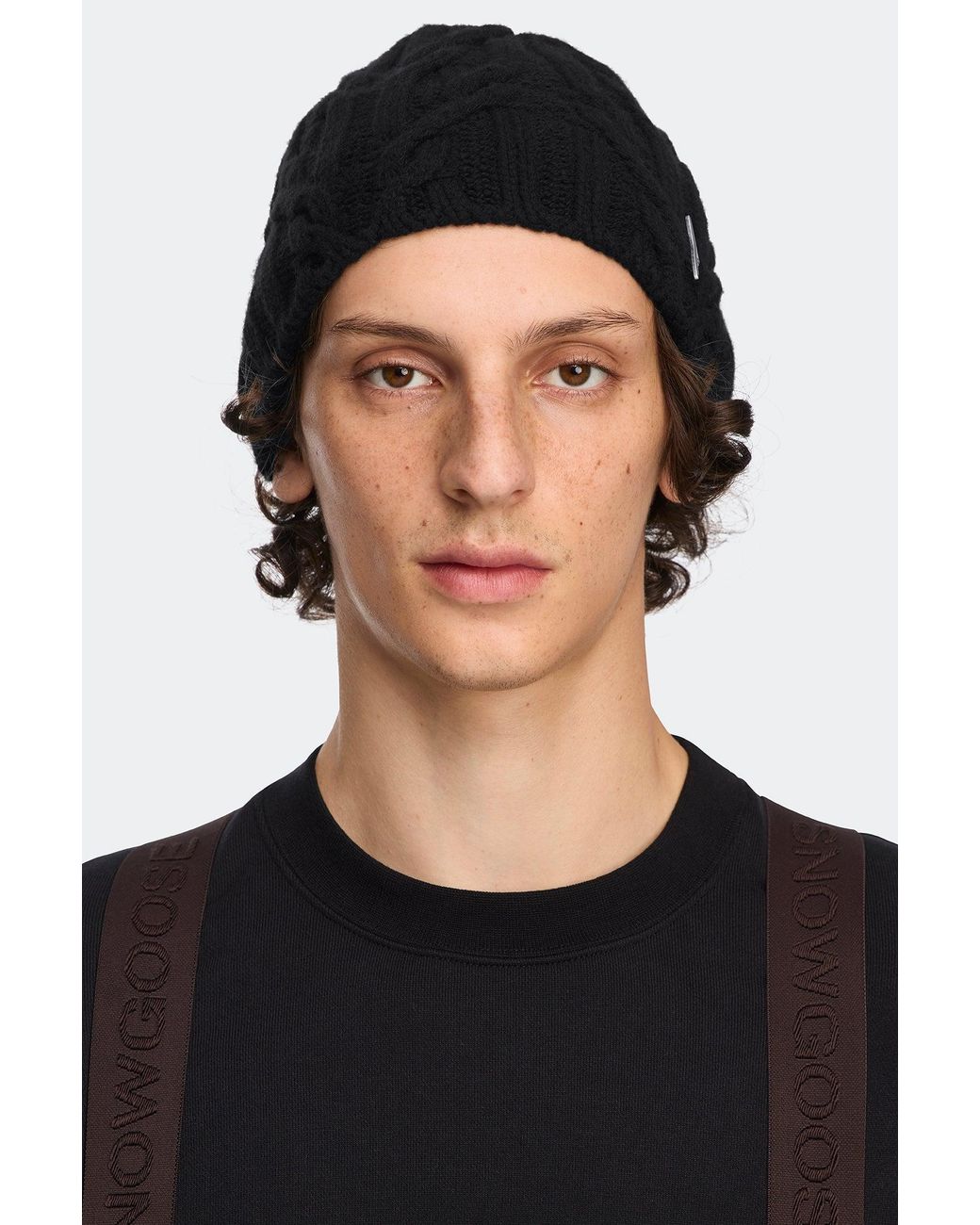 Canada Goose Black Reese Knit Beanie