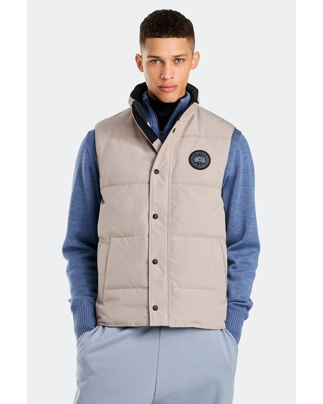 Canada Goose Blue Garson Vest Disc for men
