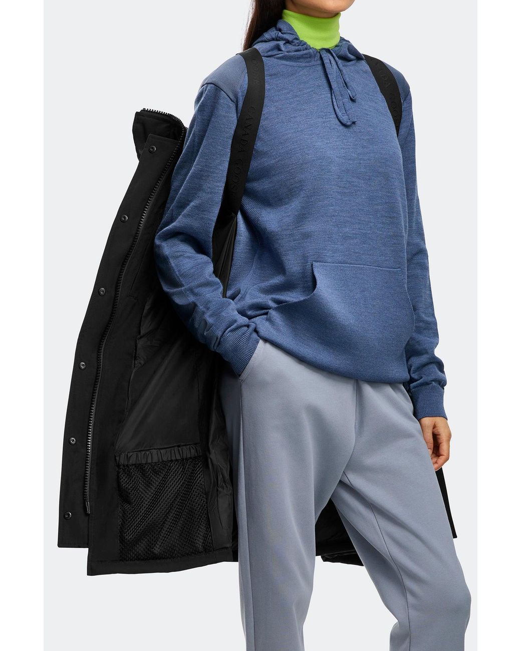 Canada Goose Blue Shelburne Parka Disc