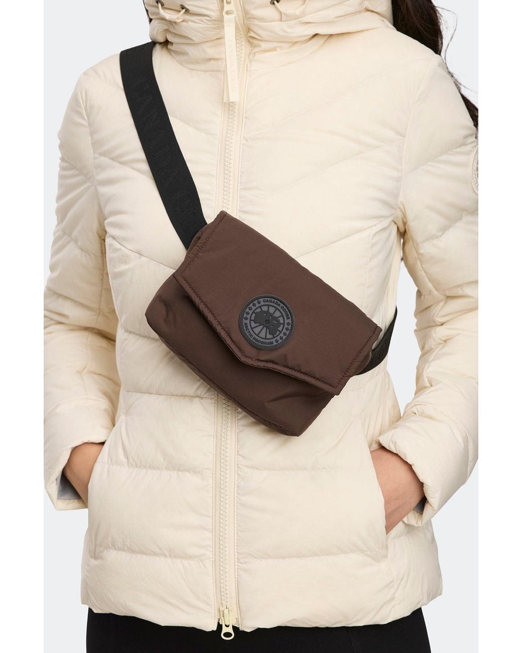 Canada Goose Black Enduraluxe Mini Waist Pack