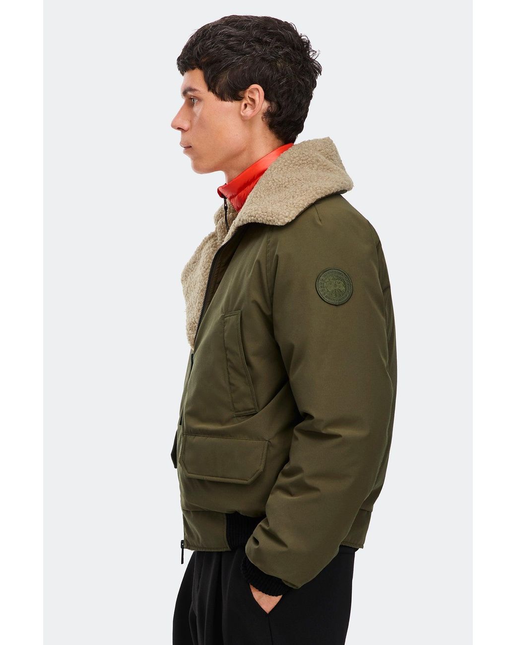 Canada Goose Green Chilliwack Aviator Bomber for men