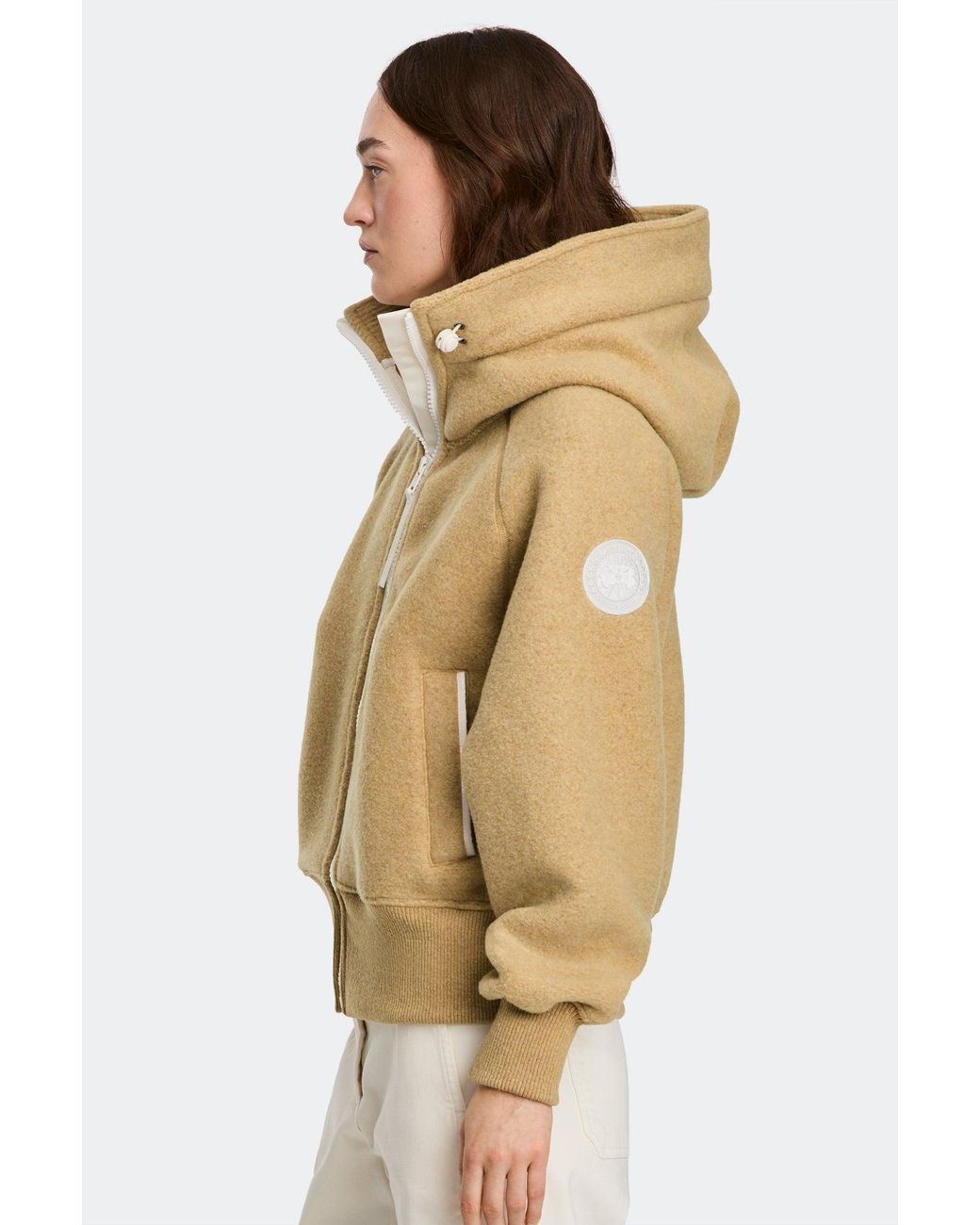 Canada Goose Natural Chilliwack Fleece Bomber Disc