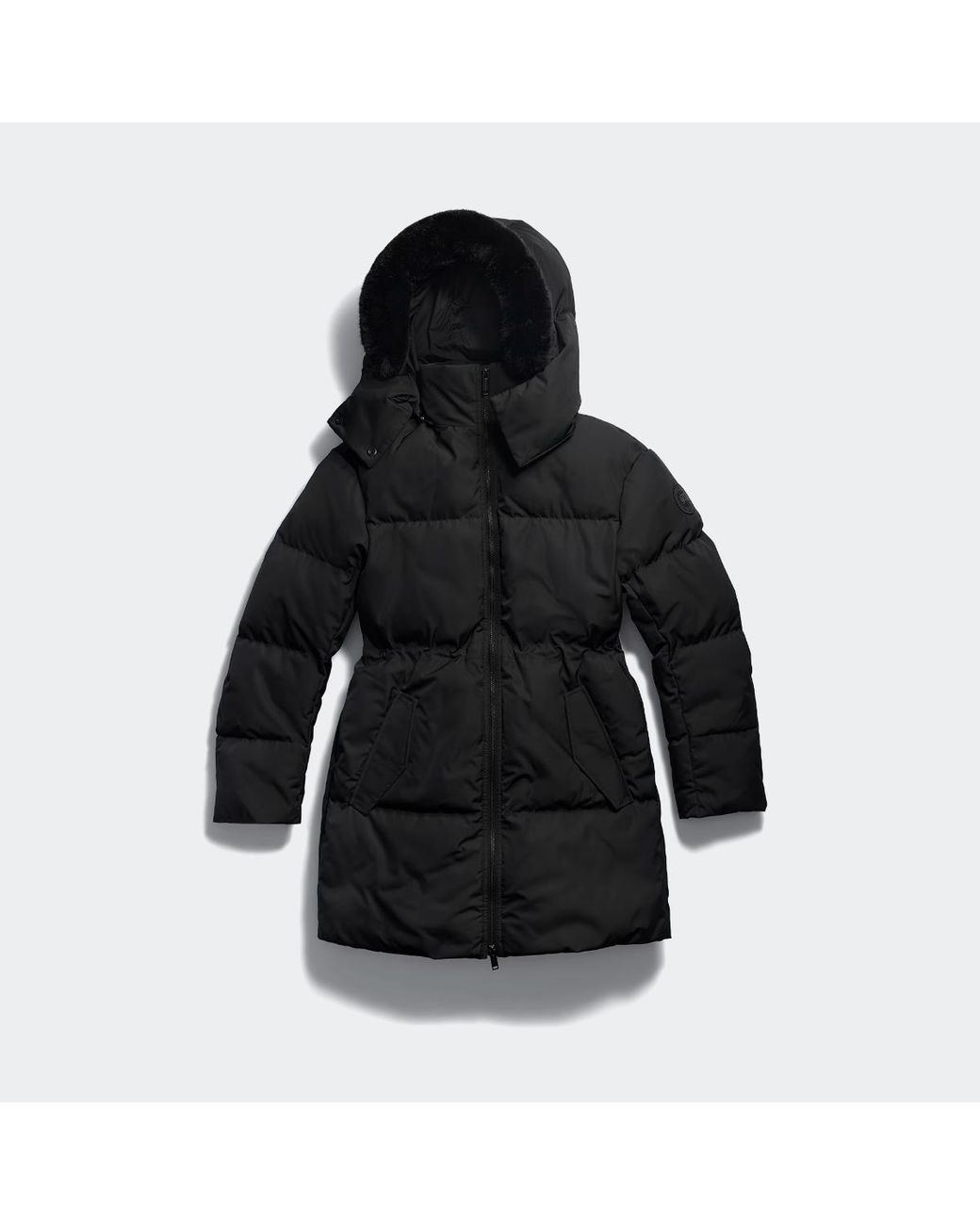 Canada Goose Black Aren Faux Fur Parka