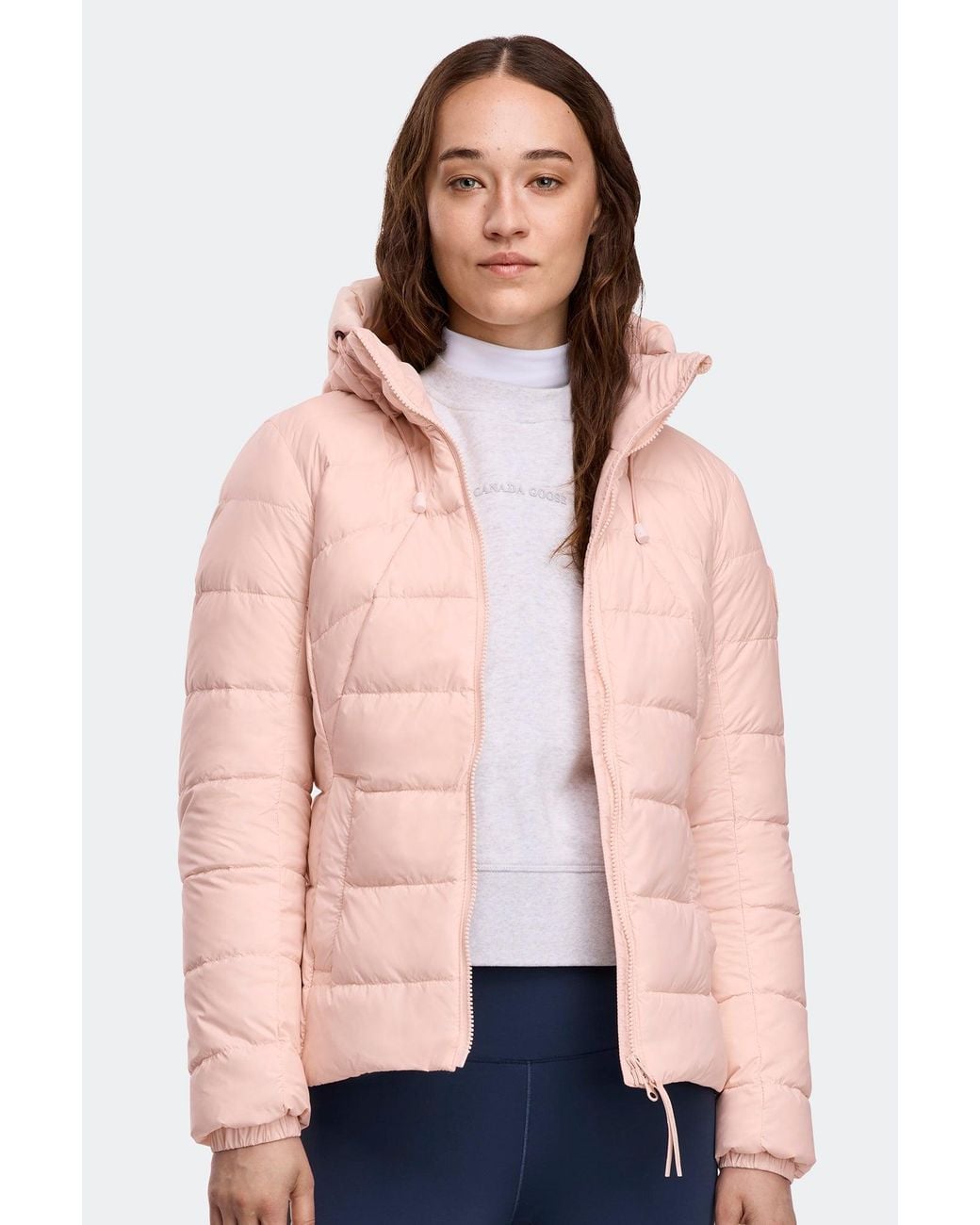 Canada Goose Natural Abbott Hoodie Tonal Disc