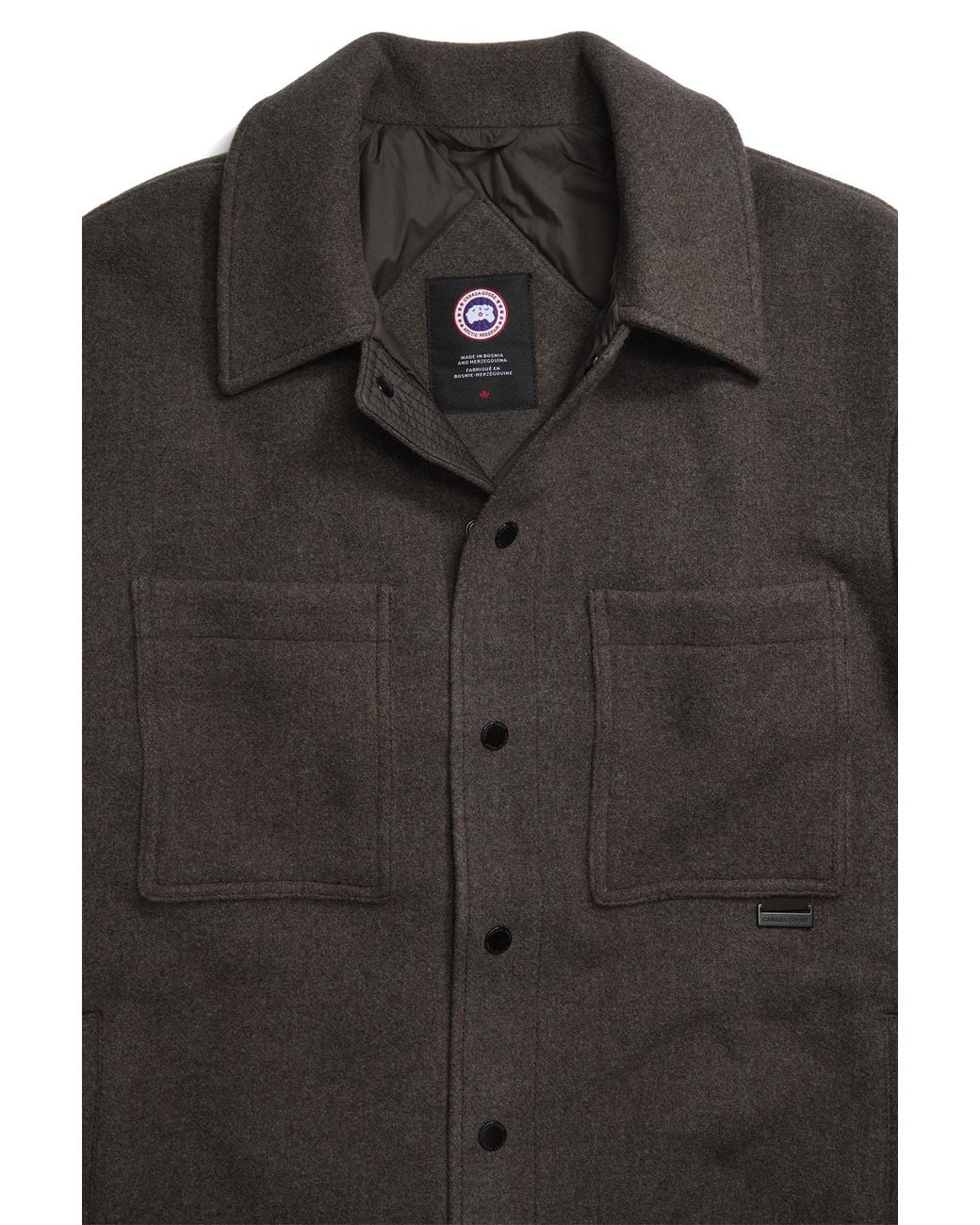 Canada Goose Black Atkinson Shirt Jacket for men