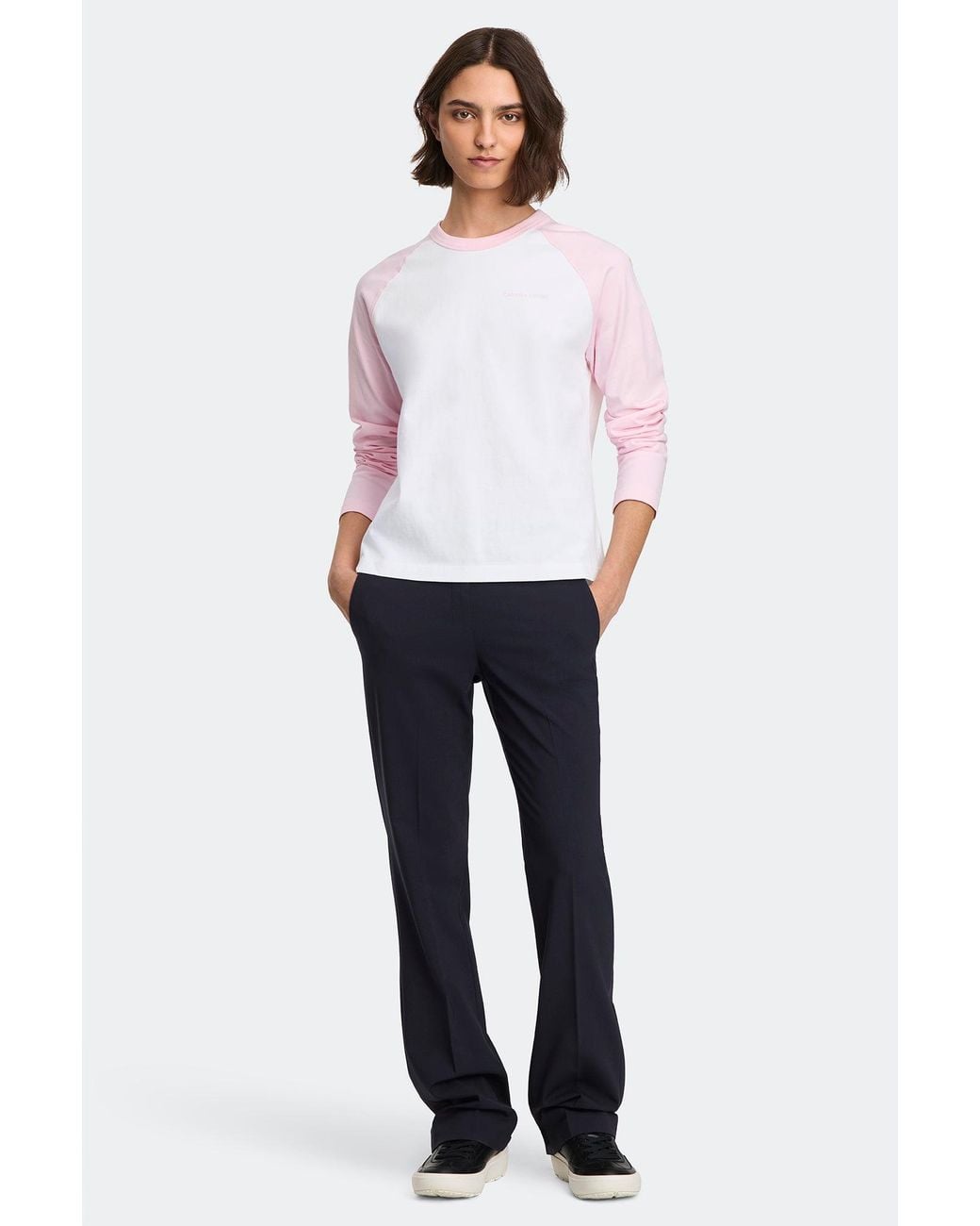 Canada Goose White Eryn Long Sleeve T-Shirt