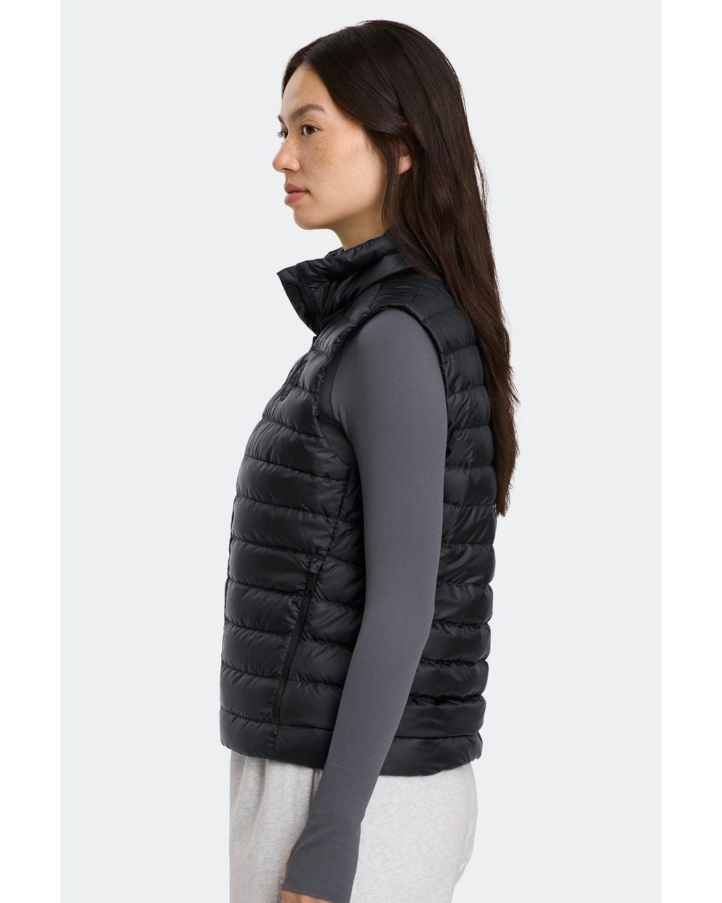 Canada Goose Black Aethera Vest Tonal Disc