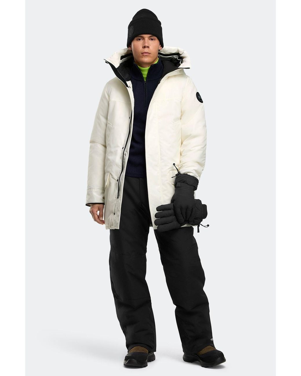 Canada Goose Black Langford Parka Disc for men