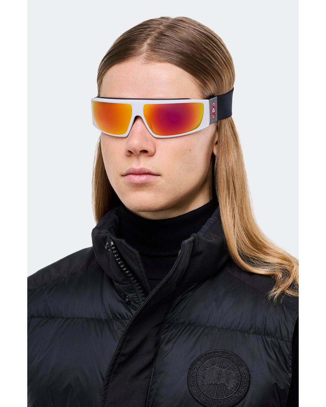 Canada Goose White Summit Edge Sunglasses