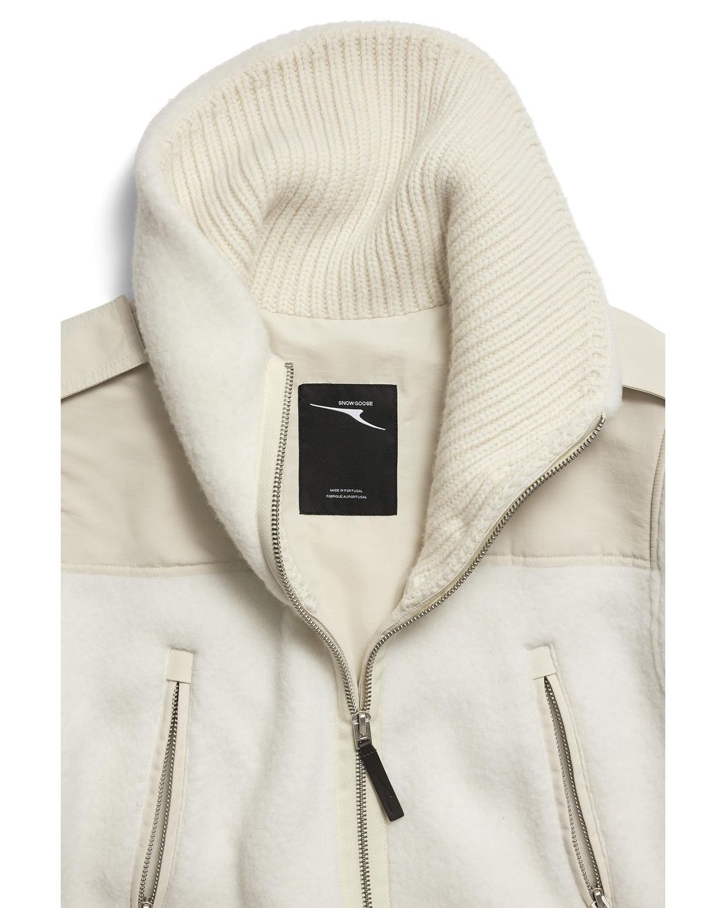 Canada Goose Black Varyn Cropped Fleece Jacket