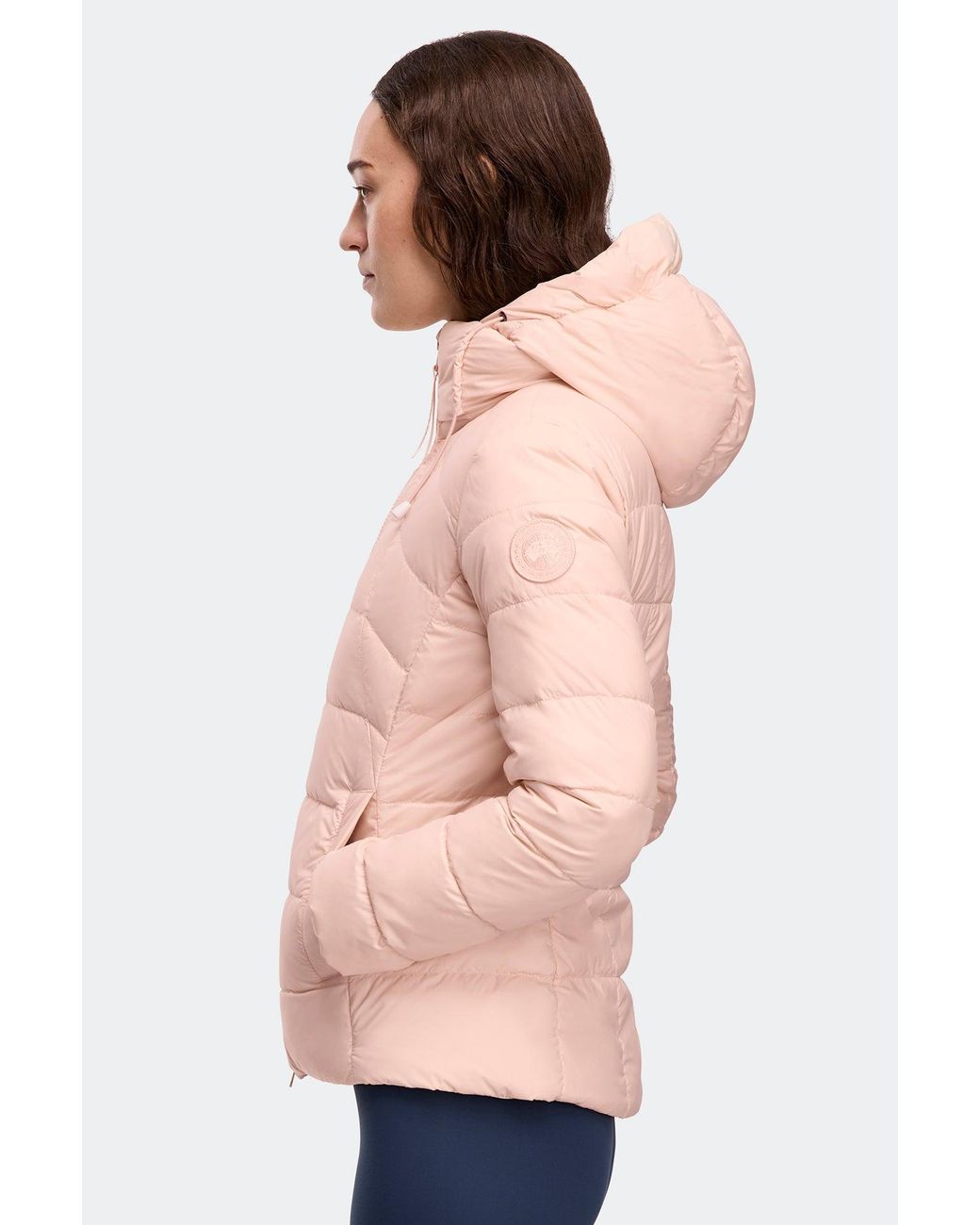 Canada Goose Natural Abbott Hoodie Tonal Disc