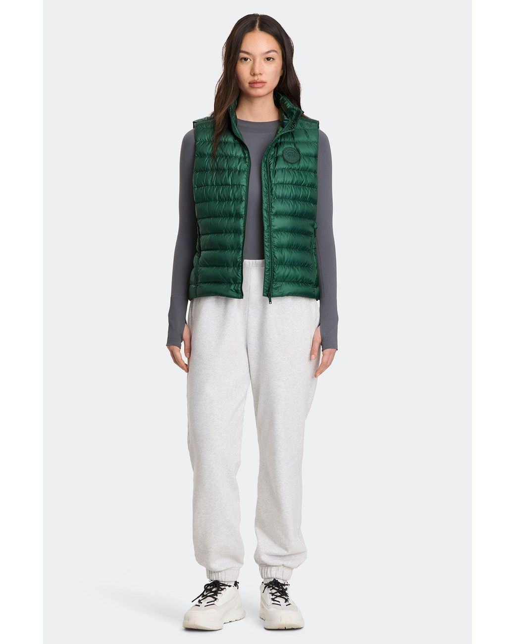 Canada Goose Green Aethera Vest Tonal Disc