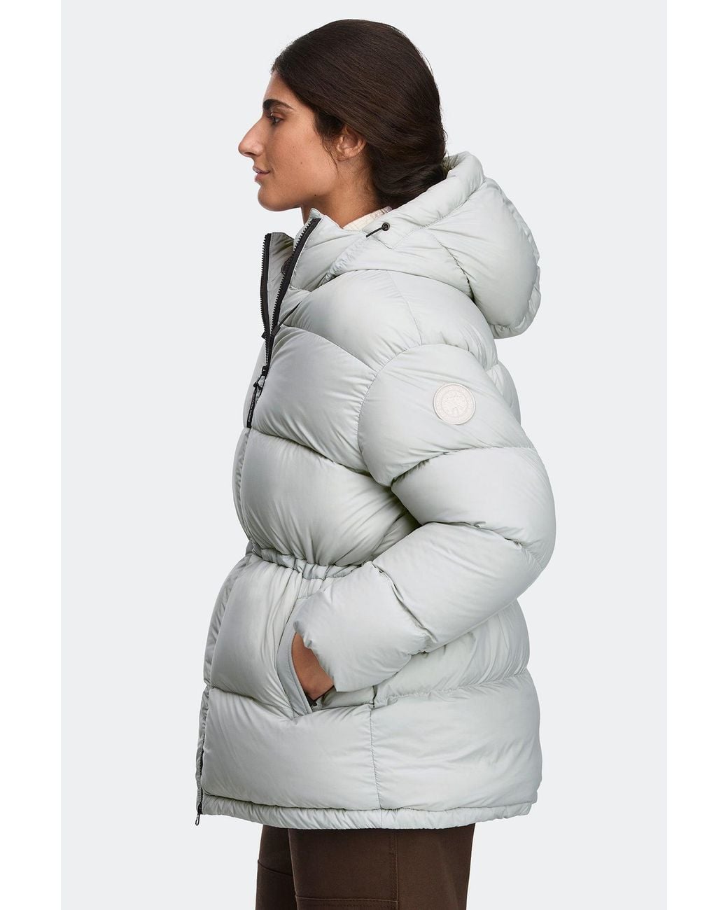 Canada Goose Gray Fallon Puffer Coat