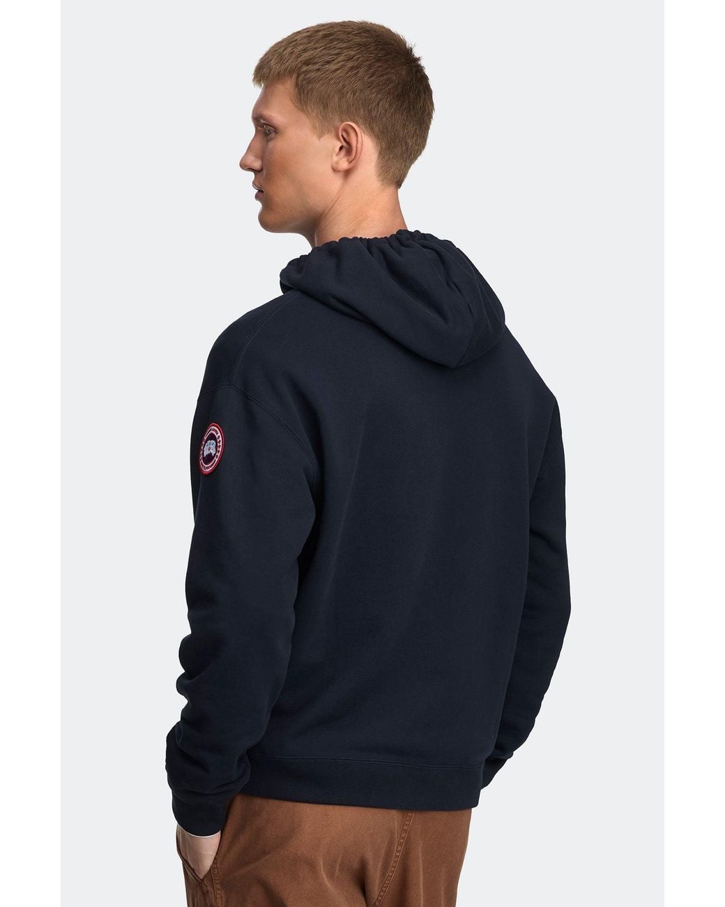 Canada Goose Blue Rove Relaxed Hoodie for men