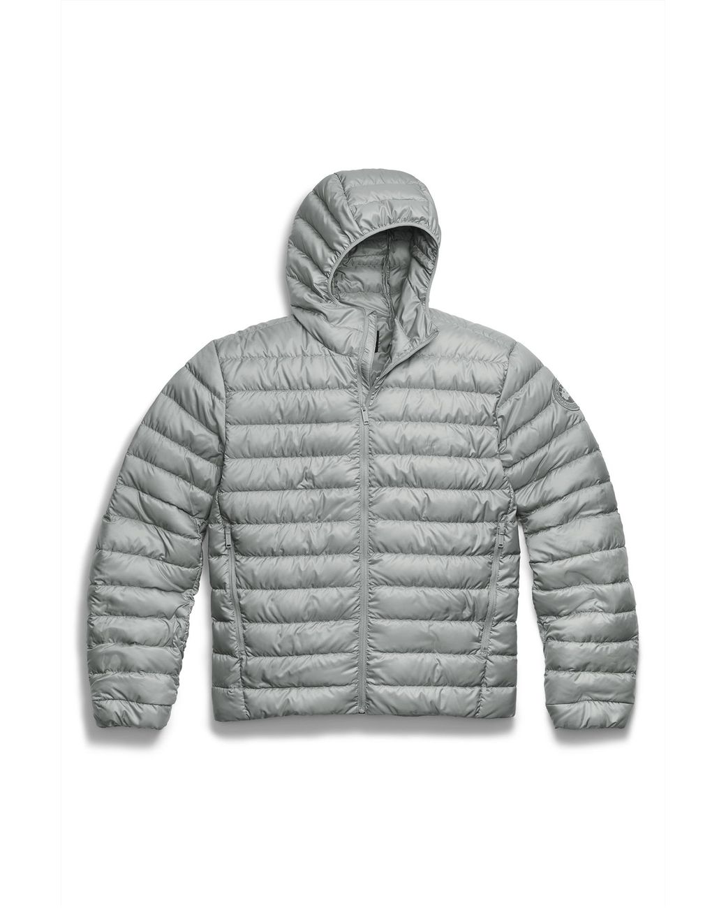 Canada Goose Gray Stratus Hoodie Tonal Disc for men