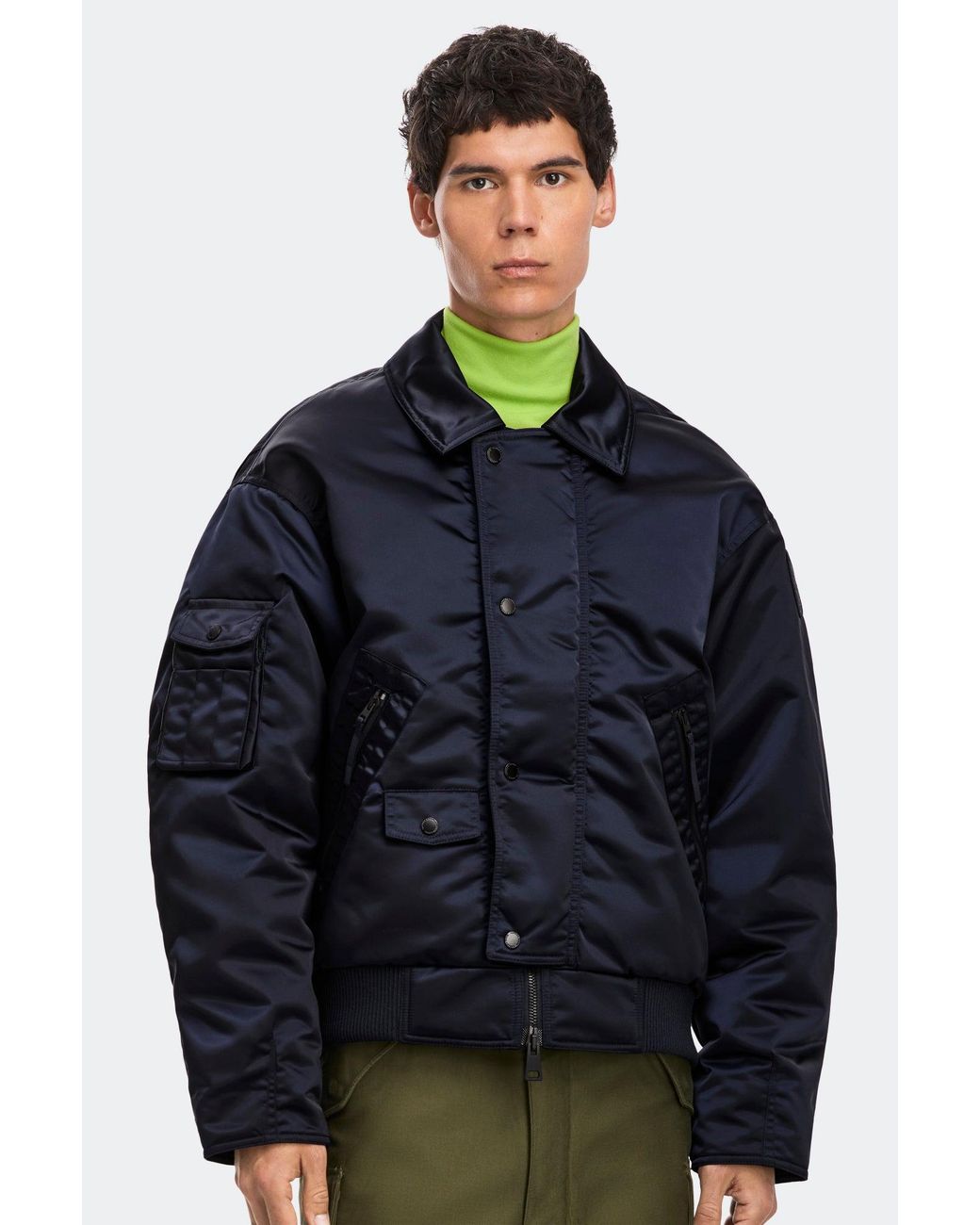 Canada Goose Black Seguin Aviator Bomber for men