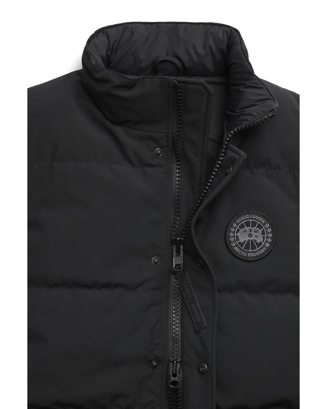 Canada Goose Black Garson Vest Disc for men