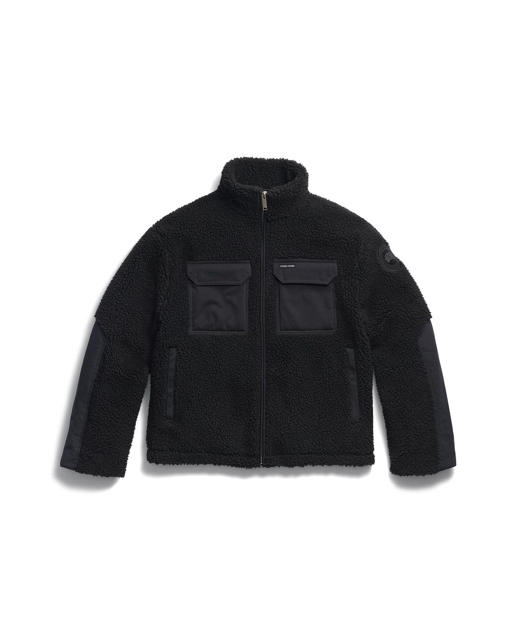 Canada Goose Black Harrier Fleece Jacket for men