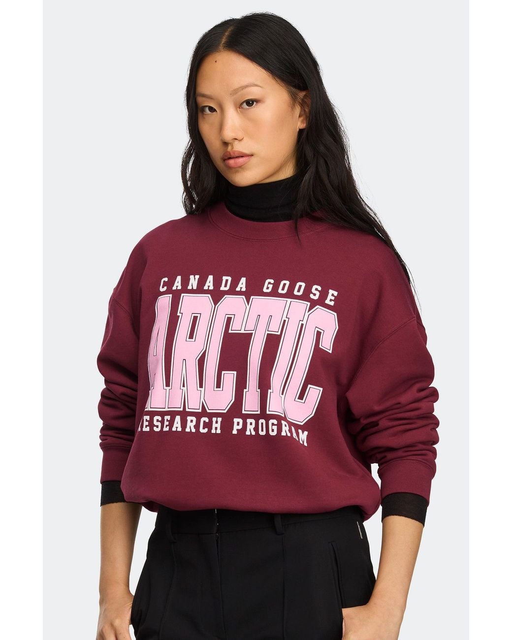 Canada Goose Red Wander Arctic Sweatshirt