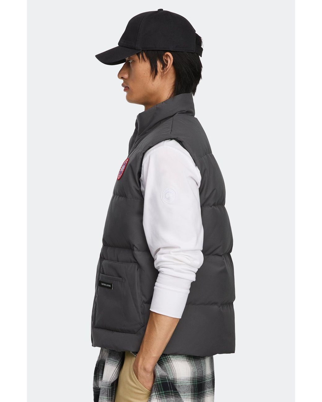 Canada Goose Gray Legacy Freestyle Vest for men