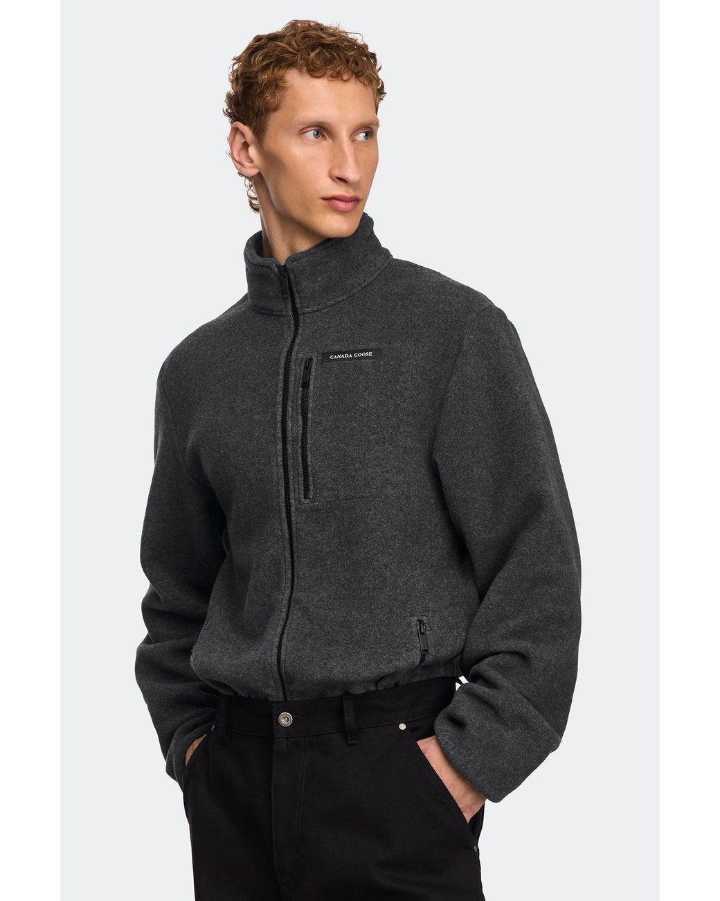 Canada Goose Gray Loma Fleece Jacket for men