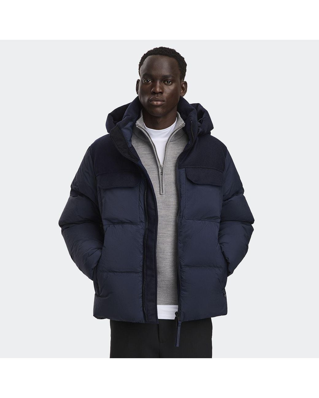 Canada Goose Blue Fairview Parka for men