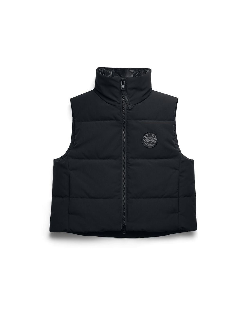Canada Goose Black Grandview Cropped Vest Disc