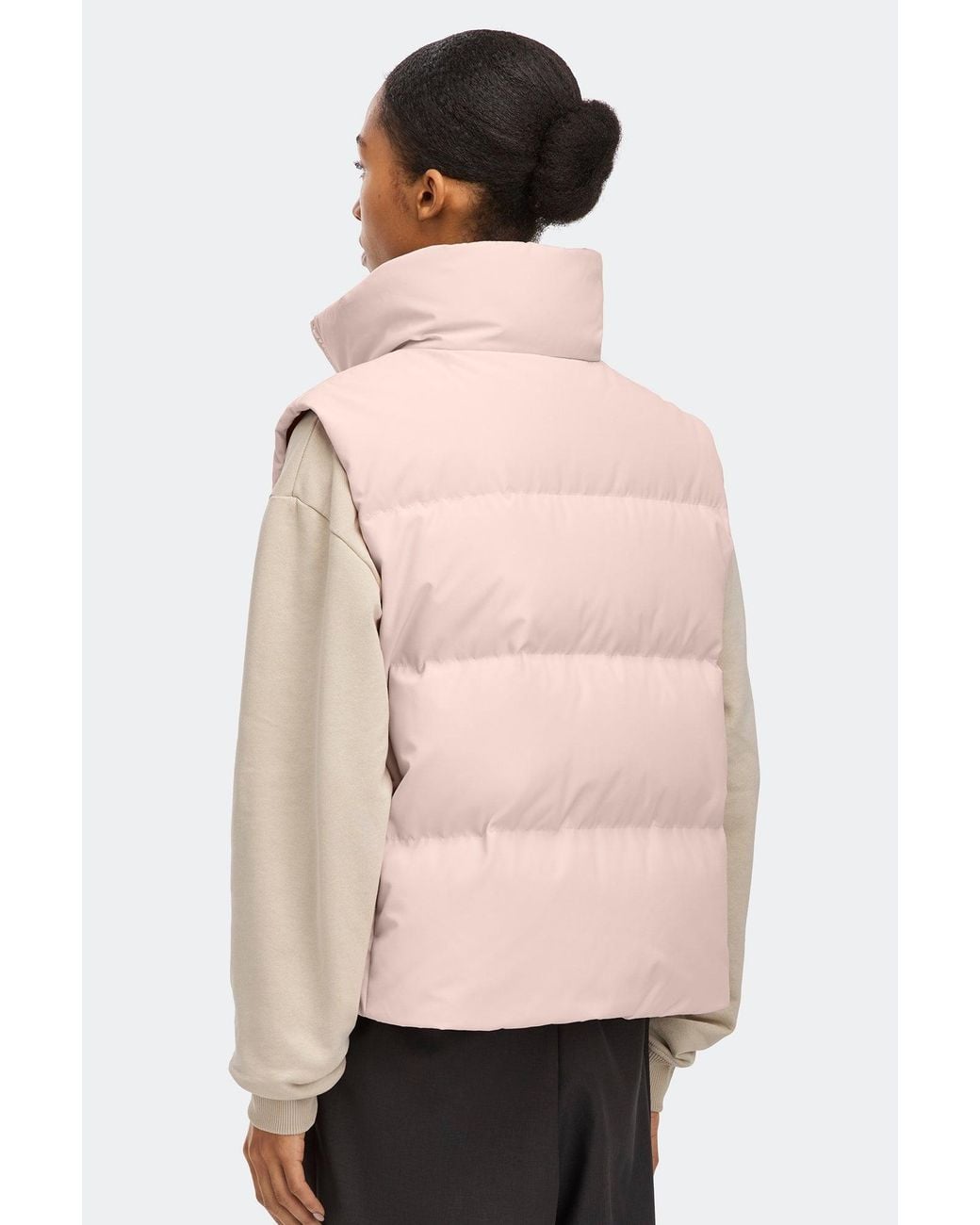 Canada Goose Natural Grandview Cropped Vest Tonal Disc