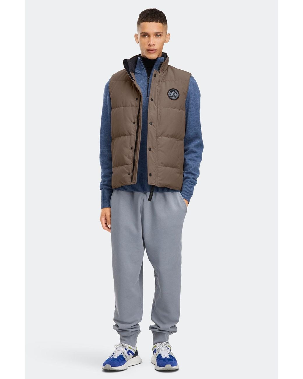 Canada Goose Blue Garson Vest Disc for men